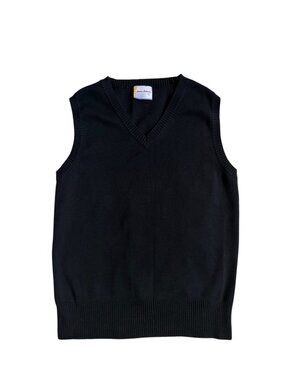 Hanna Andersson Vintage Cotton Sweater Vest (Black) - XS